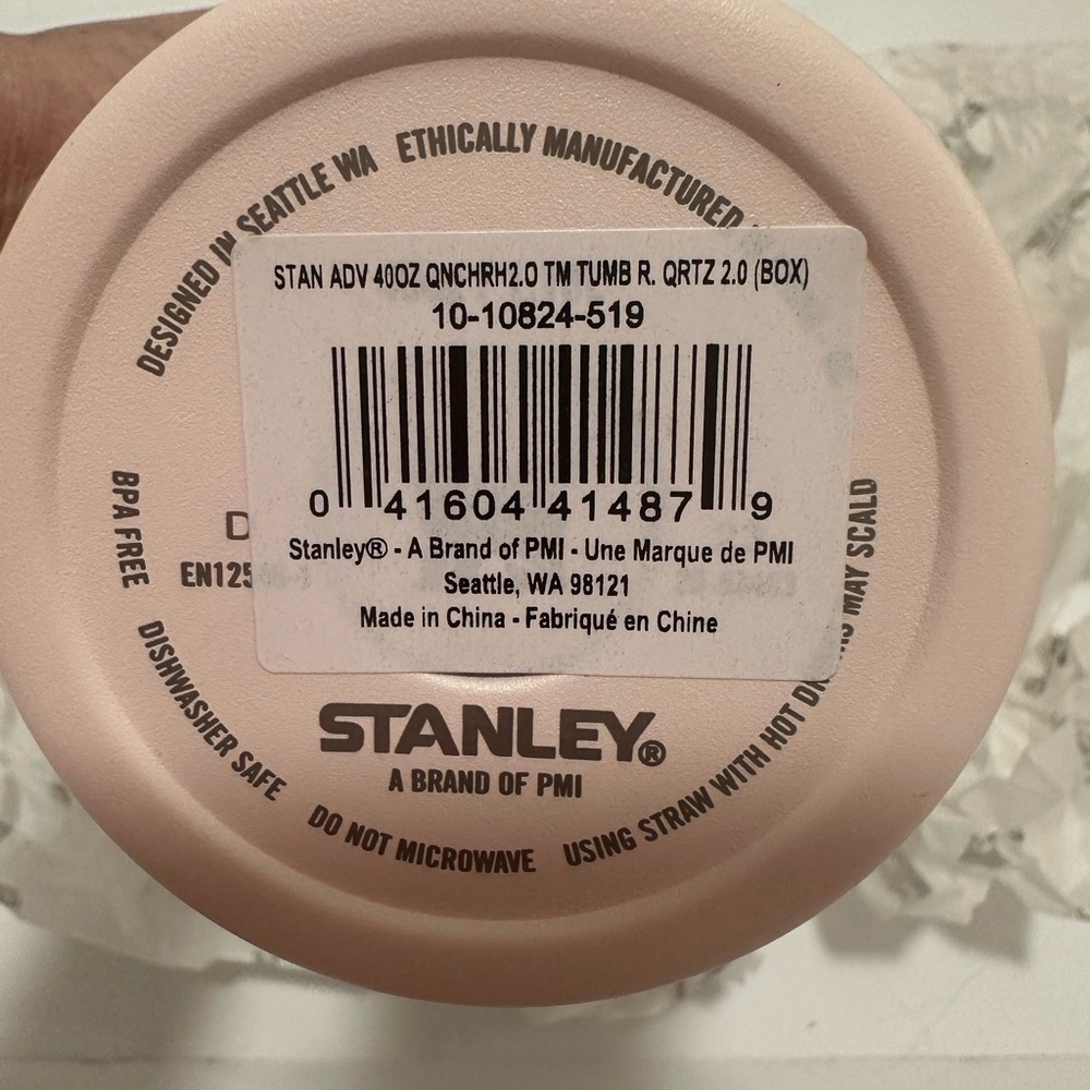 Stanley THE QUENCHER H2.0 FLOWSTATE™ TUMBLER 40oz Rose Quartz - Picture 5 of 9
